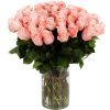Роза импортная розовая фото товара