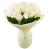 Фото товара 25 білих троянд